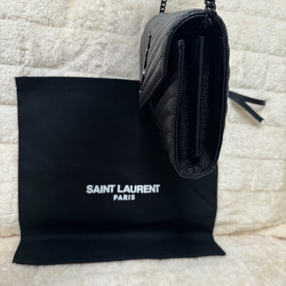Yves Saint Laurent Black Shoulder Bag - Picture 4 of 6